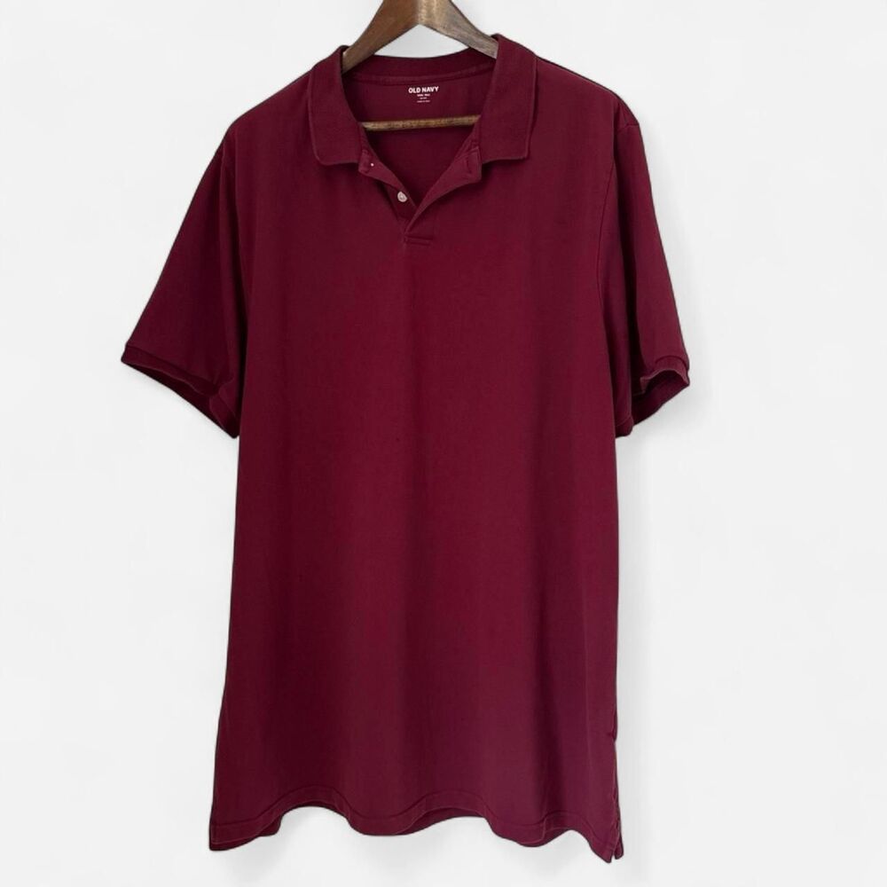 Old-navy Men's Burgundy and Red Polo-shirts
